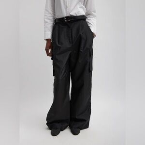 Stella Crispy Nylon Pleated Cargo Pant